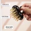 Purple Sandalwood Gua Sha Massage Comb for Scalp Therapy and Hair Care