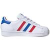 Adidas Originals SUPERSTAR J Low top Kids' Skateboarding Shoes White Red Blue Teenagers FW5851