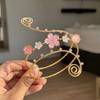 Baroque-style Upper Arm Cuff Open-design Floral Arm Band Baroque Flower Armlet  Photoshoot