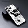 H-HunterS S-ShizukuS Black Soft Cover Phone Case For iPhone 17,16,15,14,13,12,11,Pro,Max,Plus