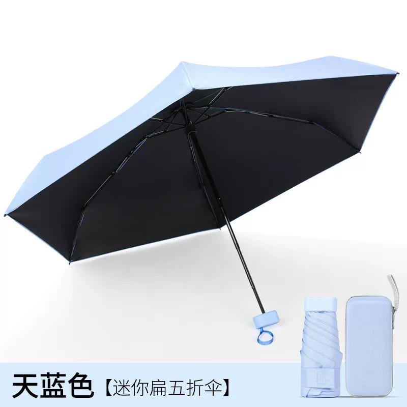 Dual-Use Umbrella for Women, Sun Protection, Uv Protection, Pocket Umbrella, 40% off Flat Sun Umbrellas, Compact Sunshade Umbrella