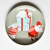 Christmas Ceramic Plates, Cartoon Hand-painted Steak Plate, Bone China Fruit Pastry Plate. Restaurant Decoration New Year's Gift