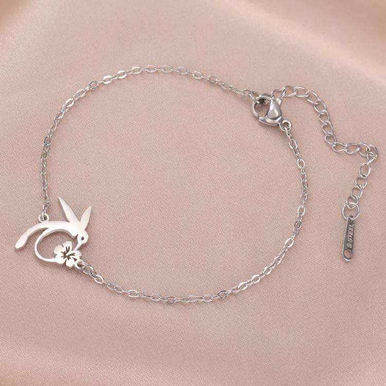 Sophisticated Hummingbird Charm Bracelet Adjustable Chain Handchain Women Fashion Wristband Bohemian Style Accessories