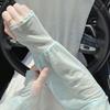 Cute Thin Lace Ice Silk Sleeves Anti-Uv Sun Protection Sunscreen Sleeve Arm Covers Long-Sleeved Cycling Gloves Outdoor