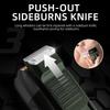 2 In 1 Rechargeable Electric Shaver LCD Display Portable Cordless Men Reciprocating Razor Beard Trimmer