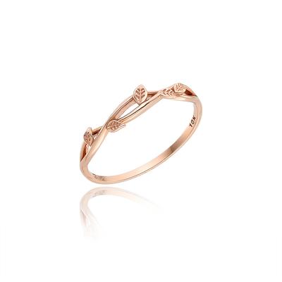 Lloyd Blooming Leaf Collect Ring 10K Gold Ring Lrt21087T (A Type)