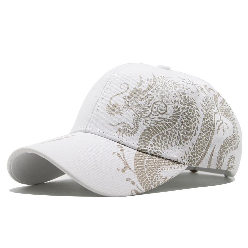 Chinese Wind Dragon Pattern Baseball Cap Men'S Outdoor Leisure Cap Women'S Trend Versatile Sun Hat
