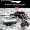 Fishing Bait Boat, Led Power Display and Searchlight, Battery Capacity 12000mah, 40 GPS Set Points, 3-hour Cruise, Automatic Return