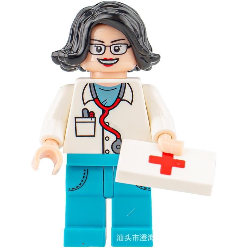 Ninja Warrior Superhero Military Doll Building Block Toy