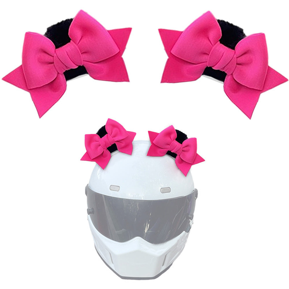 2Pcs Motorcycle Helmet Decoration Butterfly Knot Ears Moto Riding Sking Helmet For Riding Sking Helmet Sticker Accessories