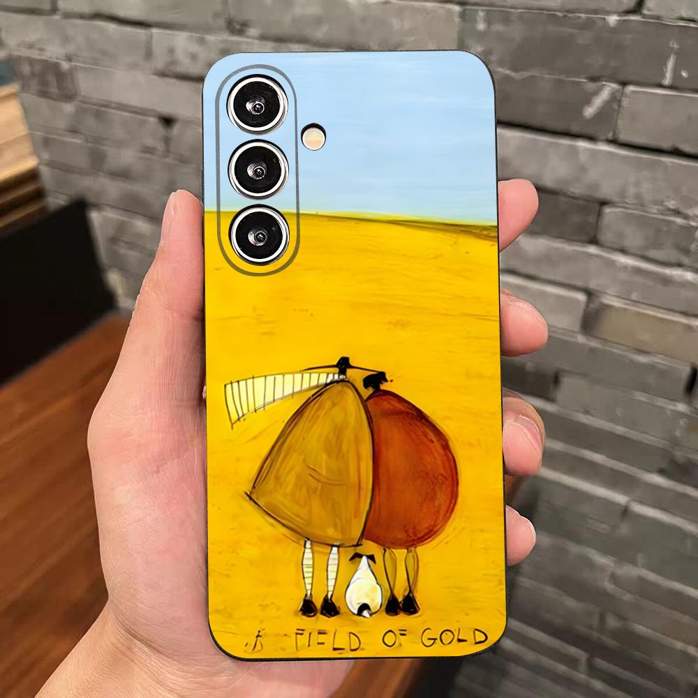 Sam Toft Art Abstract Landscape Phone Case For Samsung S26 S25 Edge S24 S23 S22 S21 S20 Ultra Plus Fe Galaxy Silicon Cover