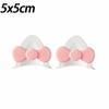 Electric Vehicle Stickers Motorcycle Helmet Decorative Stickers Cat Ear And Bear Ear Accessories Cute Accessories