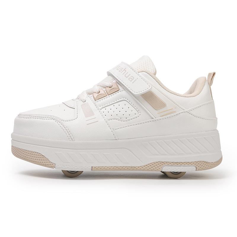 Dětské čtyřkolové sportovní boty, odnímatelné ploché boty, dětské bruslařské a kolečkové bruslení