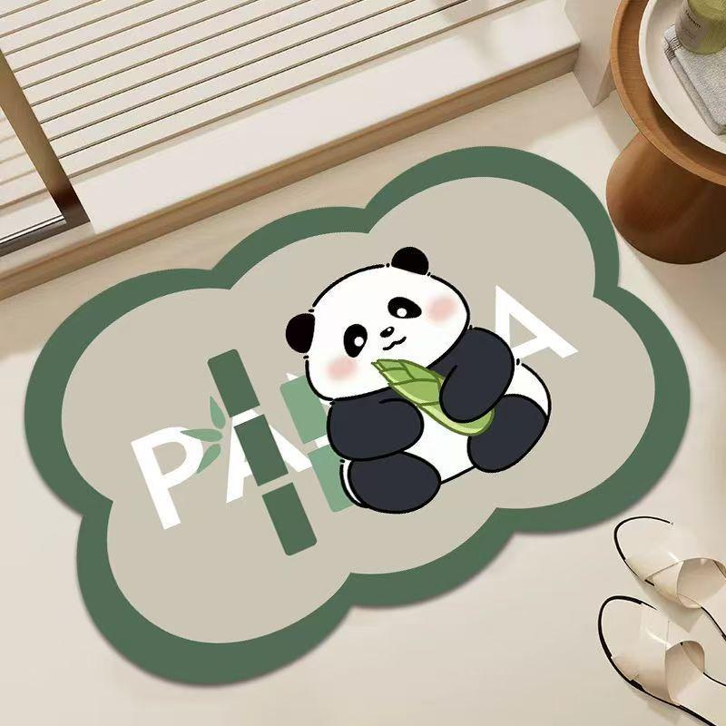 Diatom Mud Bathroom Mat - Super Absorbent, Stain-Resistant Doormat for Washroom & Toilet 40x60cm (2.5cm thick)