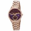 Michael Kors Ceas pentru femei Lauryn cu cuarț, cadran mov, oțel inoxidabil, 33mm, MK4437
