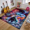 Kamado Tanjiro2Printed Area Rug Carpet for Bedroom Living Room Home Decor Rugs Mat Non Slip Mat Rug for Bedside