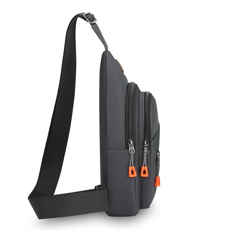 Men's Crossbody Bag Outgoing Lightweight Sports Travel Chest Bag Large Capacity Shoulder Bag