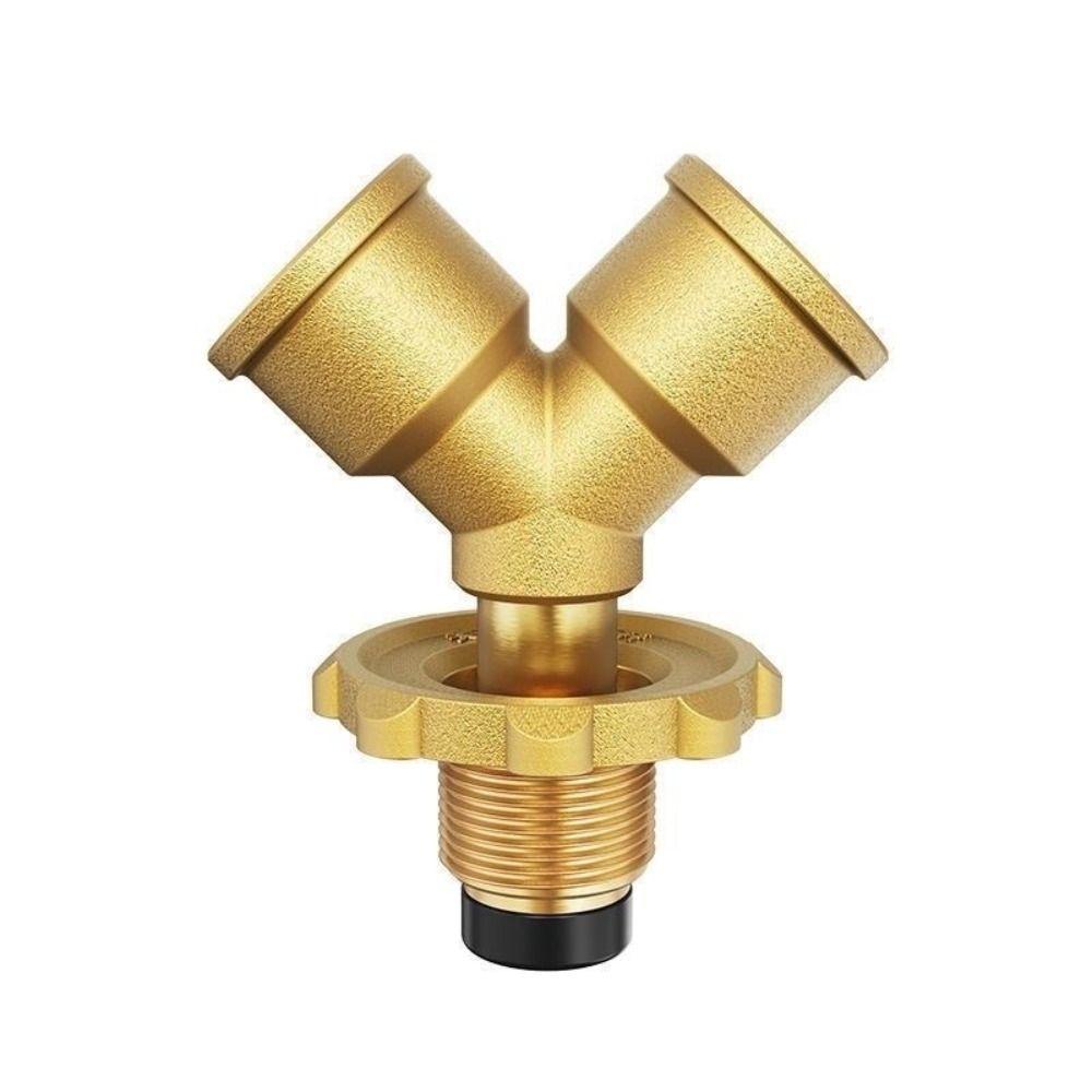 Tap connector Brass Valve Fittings Y-shaped with switch Three way valve stress relief 4-point Gas tap changer Liquefied gas tank