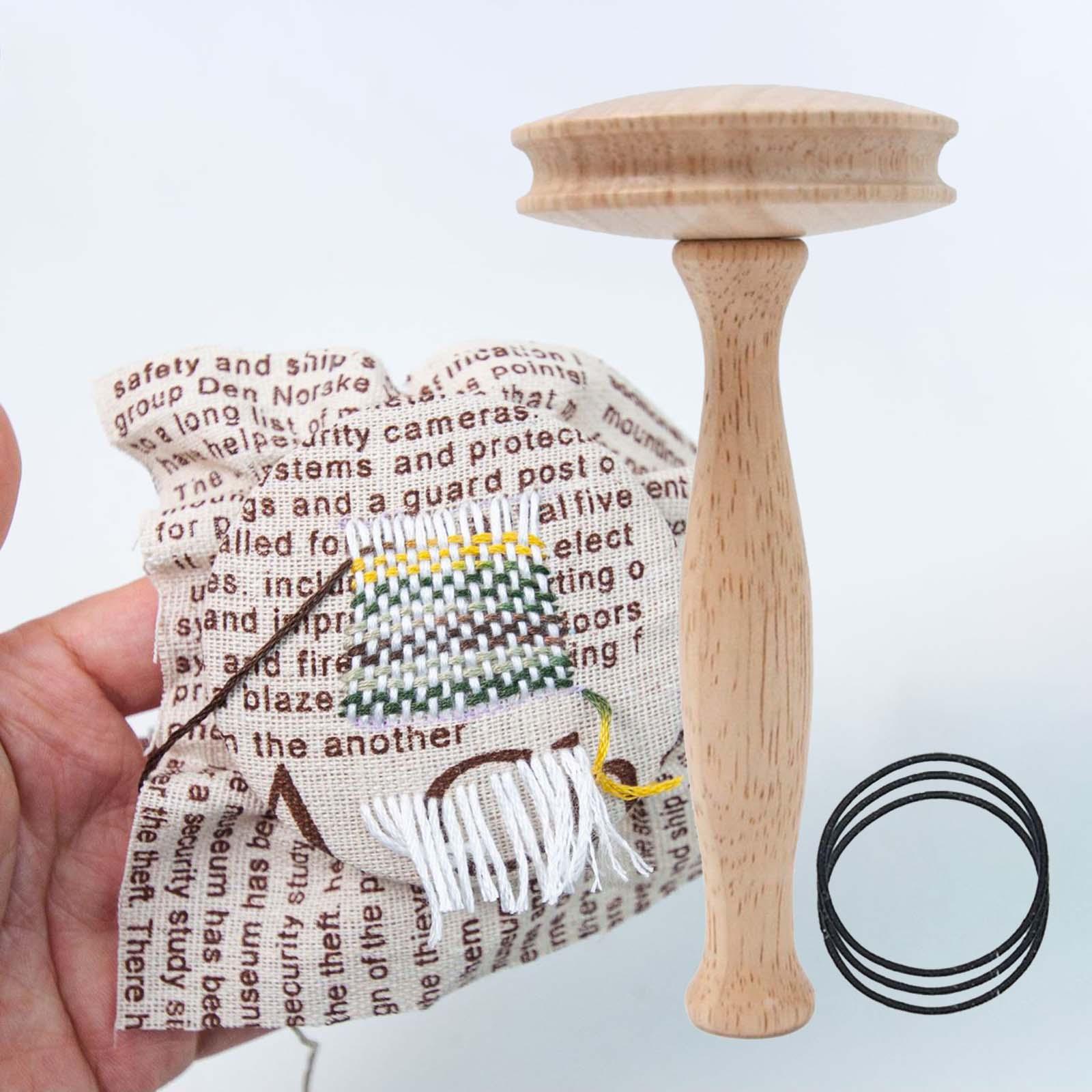 

Darning Tools Set DIY Threading Socks Boring Tools Cute Wooden Crochet Mushrooms разноцветный