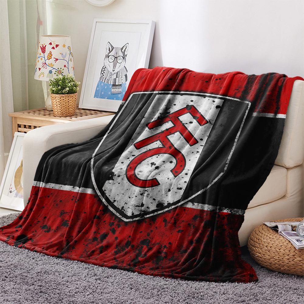 Fulham FC Flannel Blanket, High Quality Comfortable for All Seasons, Home Decor, Warmth and Comfort