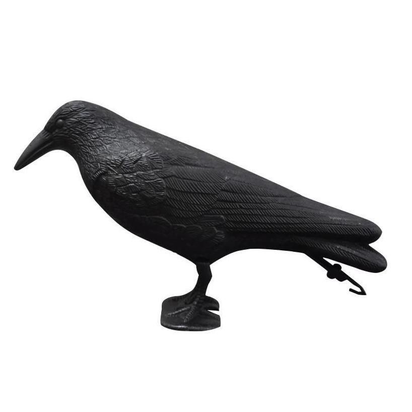 1 Pcs Jardin Black Crow Raven Bird Repellent Pest Control Repellent Garden Decoration Outdoor