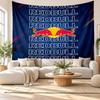 Red Bull Racing Wandteppich, Weiches Stoff Wandbehang, Dekorative Kulisse für Schlafzimmer Heim Wandkunst
