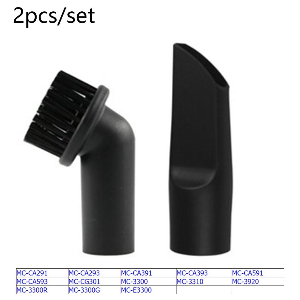 2-in-1 Staubsaugerbürste und Fugendüse für Panasonic MC-CA291 MC-CA393 MC-CG301, 33mm Bodendüsenset