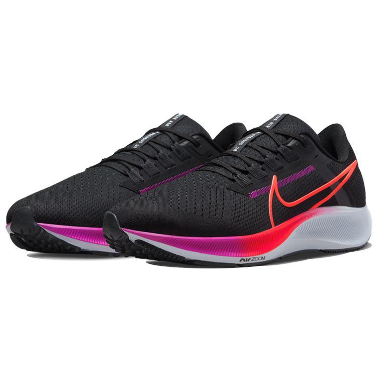 Nike Scarpe da Ginnastica da Uomo Air Zoom Pegasus 38 Nero Viola Iper Off-Noir Flash-Crimson CW7356-011