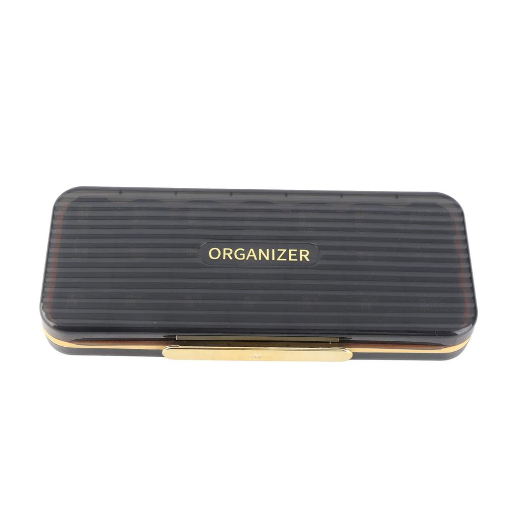 Weekly Medication Organizer 21 Compartments Plastic Sealed Multifunctional Semi Transparent 7 Day