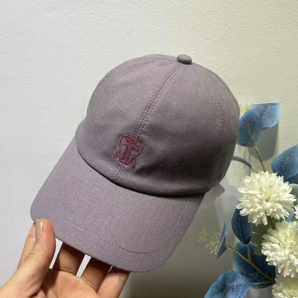 New Trendy Brand Baseball Hat Fashionable Retro Versatile Linen Fabric Breathable Sunshade Sun Protection Cap Men's and Women's Models