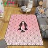 Fashion Hot Cartoon K-Kamado Nezuko Printed Carpets Living Room Anti-Skid Area Rug Kids Bedroom Mats Yoga Mat Large Carpet Decor