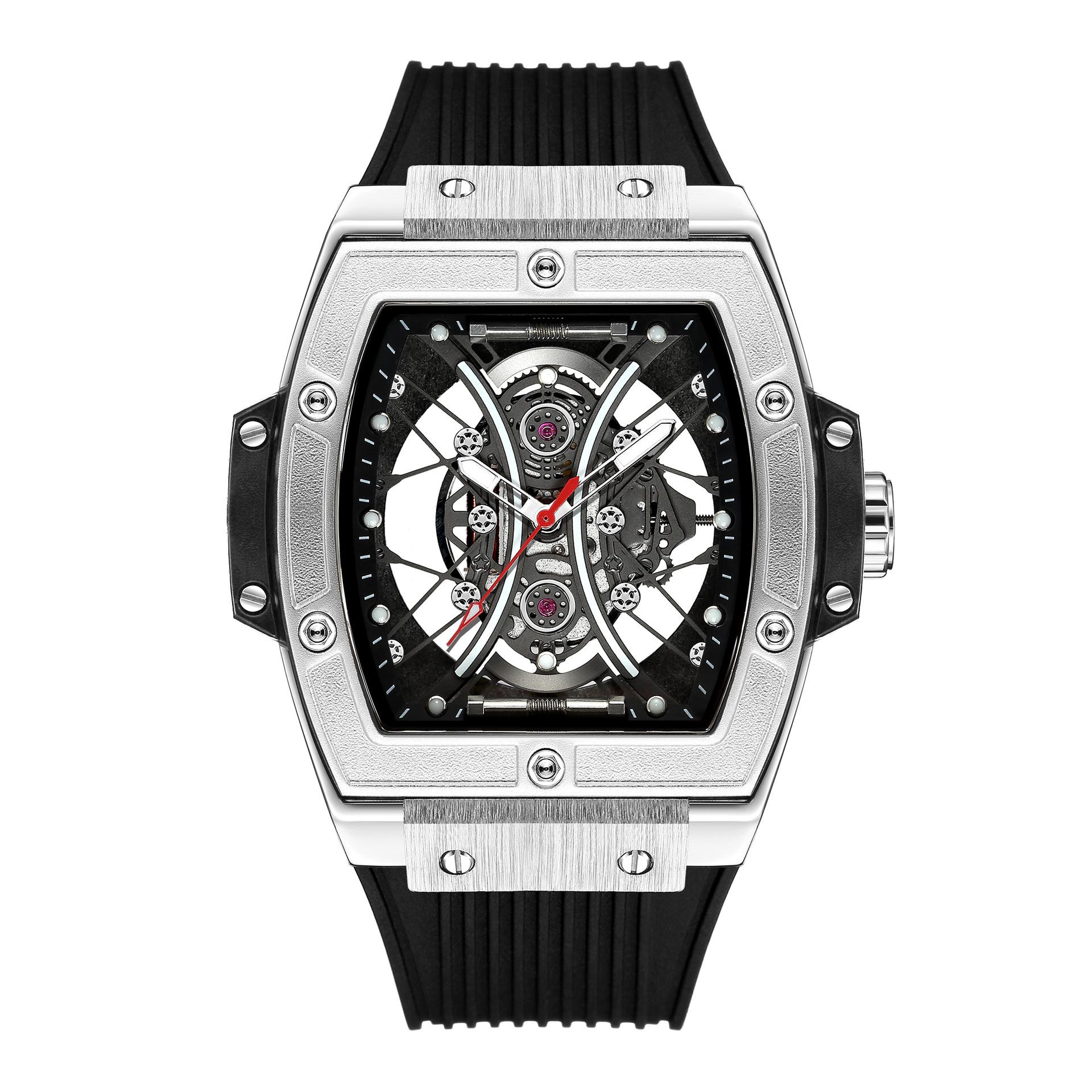 Men S Watch Luminous Silicone Watch Quartz Watch 334