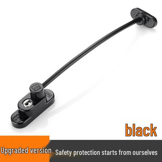 Window and Door Safety Ventilation Lock with Child Fall Protection