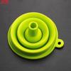 JCD 1pcs Silicone Collapsible Foldable Funnel Household Kitchen Cooking Tools Portable Wine Mini Portable Oil Pot Funnel