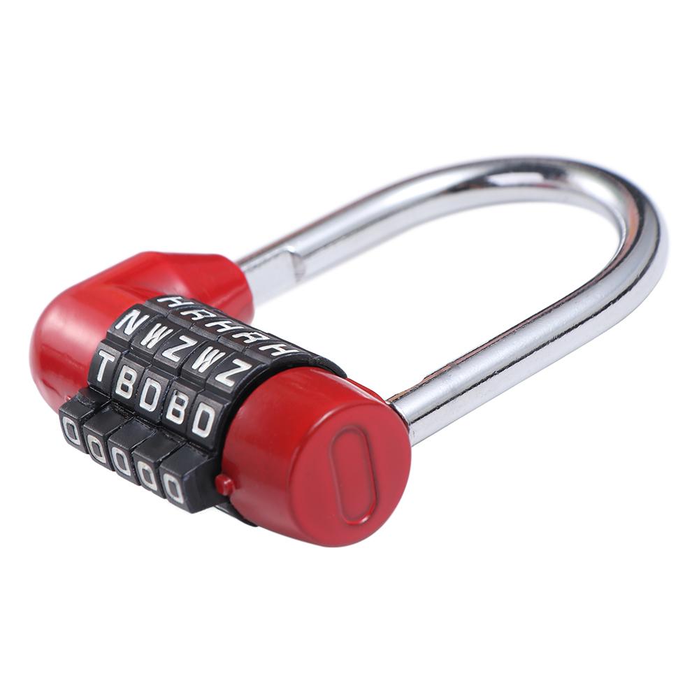 Sicherheits 5-stellige Zahlenschloss Sicher Codeänderbar Code Passwort Schloss Diebstahlschutz Zinklegierung Reise Passwortschloss Fitnessstudio