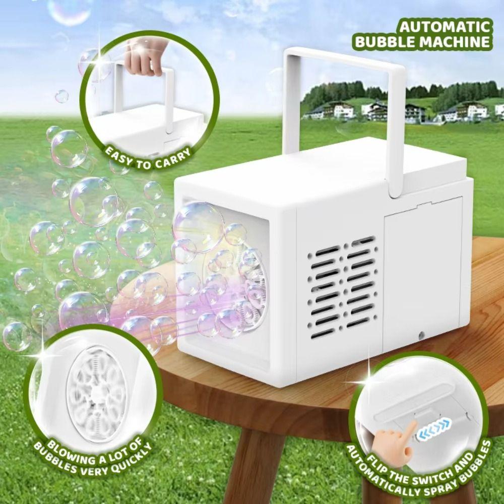 10 Hole Electric Bubble Machine Bubble Blower Children's Bubble Machine  Wedding Party