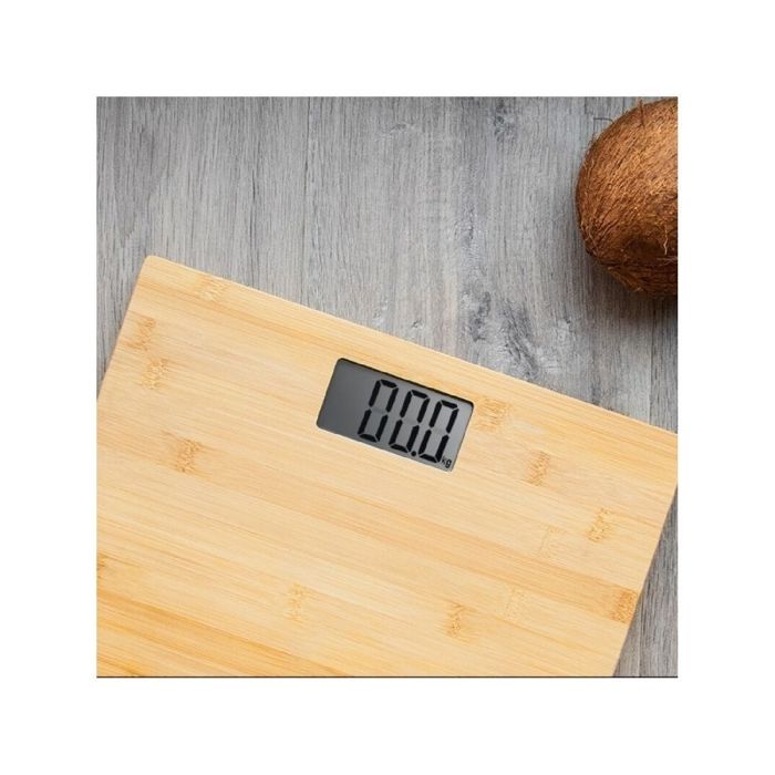Cecotec Pèse-personnes Digital Surface Precision 9300 Healthy. Avec Plateforme en Bambou (Eco-friendly), Écran LCD, Capacité Maximal