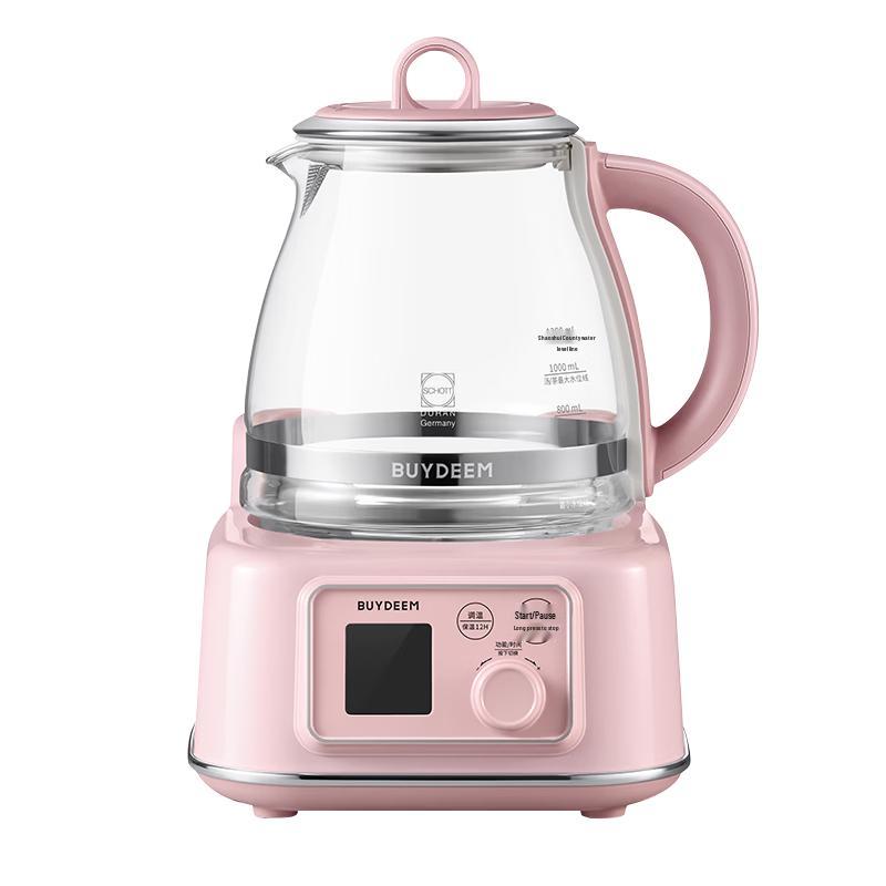 

Buydeem FK571 1.2L All-Glass Multifunction Health Kettle CN plug (adapter included)