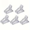 5pcs Nail Extension Builder Clips for Quick Poly Gel Manicure Nail Art Tool Essentials Unscented