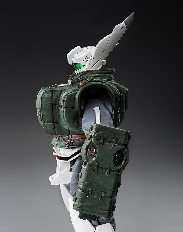 Mobile Police Patlabor 2 the Movie Ingram Unit 1 with Reactive Scale and Zinc Alloy Painted Action Figure Robo-Dou Armor, 1/35 ABS, PVC, POM,