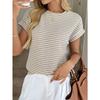 Independent Station New Summer Casual Tops Short-sleeved Round Neck Women's T-shirt