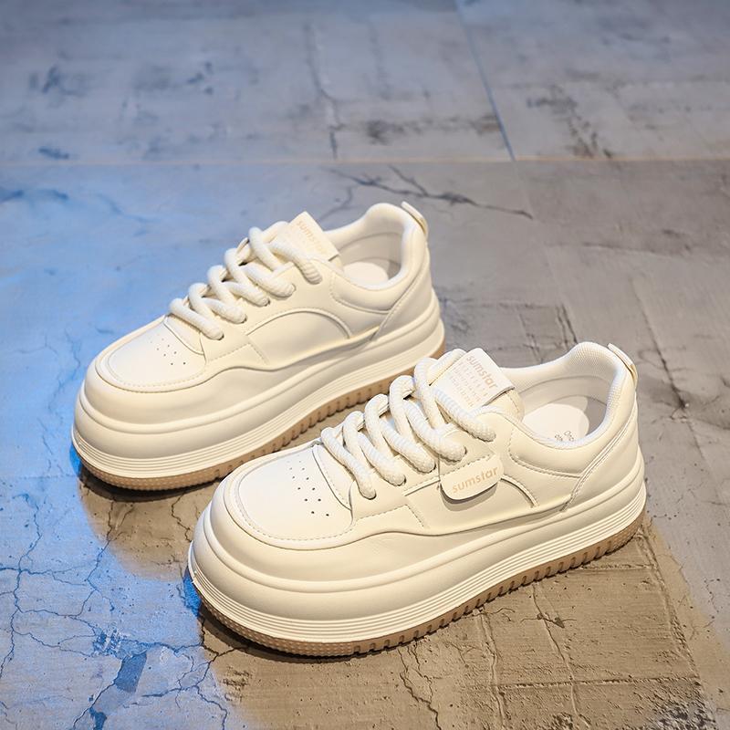 

Белые туфли на флисовой подкладке, женские зимние туфли на платформе, универсальные туфли для отдыха в стиле вестерн на платформе из хлопка, утолщенные женские туфли 39 белый