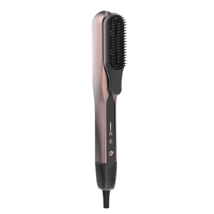Cecotec Hair Straightener with Air AirLisse 2in1 ForceDry Black. 1000W Airflow 197 M/s 2 Magnetic Heads Frizz-Free