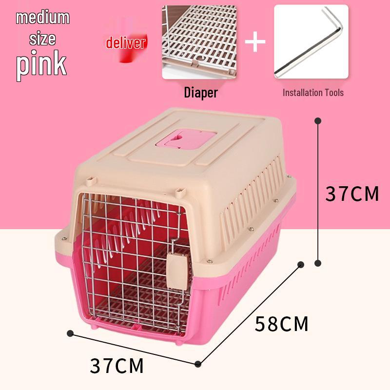 Tragbare Air China Haustiertransportbox: Katzen- & Hundekäfig für Reisen