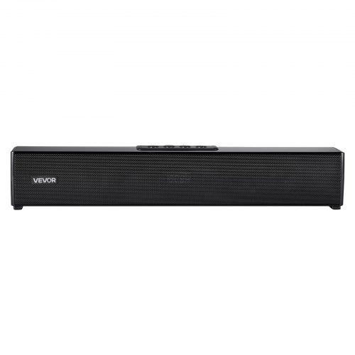 VEVOR Sound Bar for Smart TV, 2.0 Channel, 450 Mm Compact Soundbar TV Speakers for Projector, Bluetooth AUX Connection, Remote Control, Easy Setup