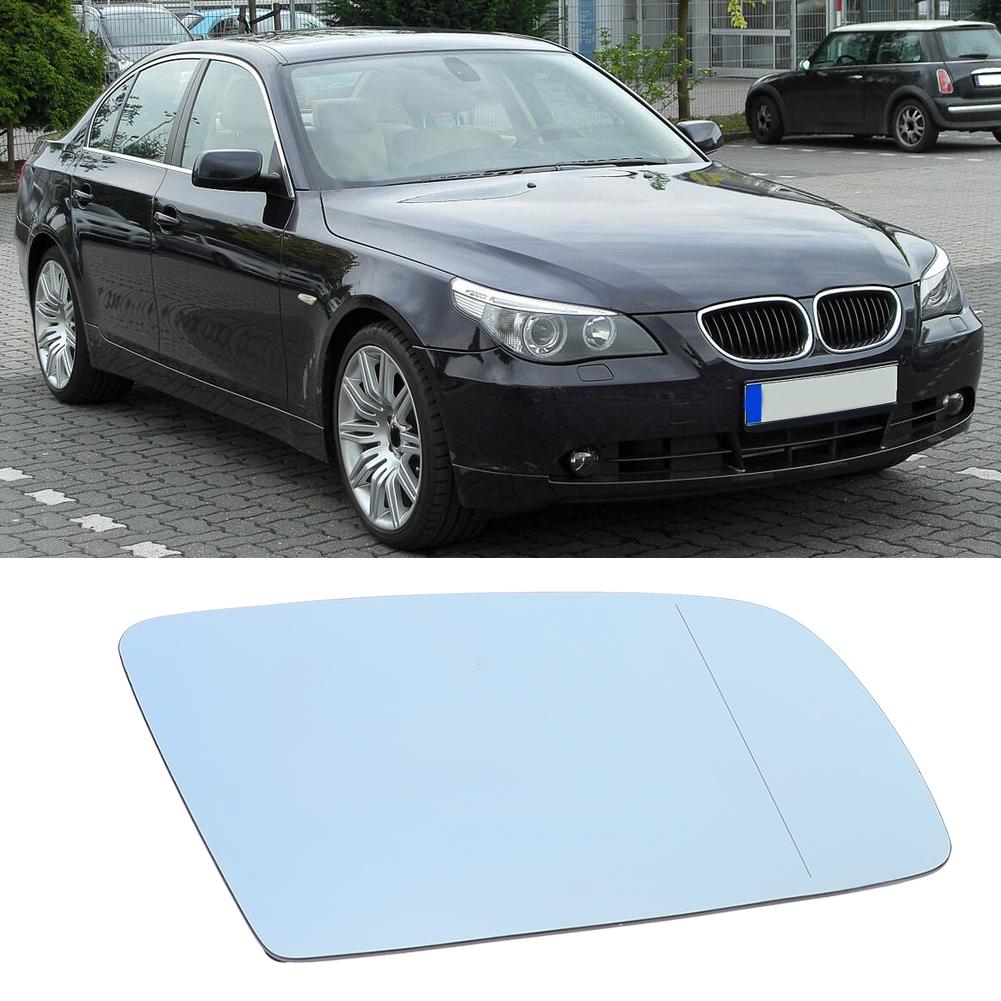 Right Driver Side Heated Wing Mirror Glass Fit for 5 Series E60 E61   6 Series E63 E64