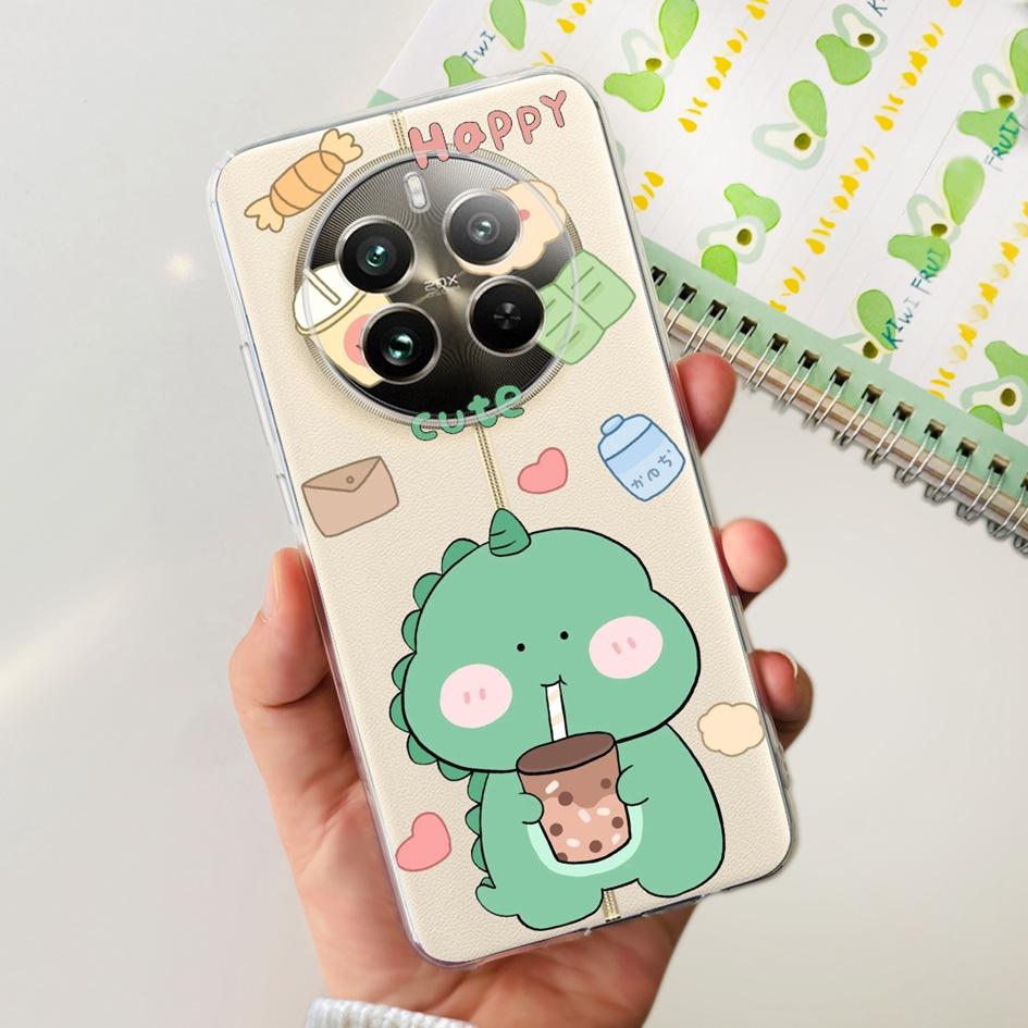 For Realme 12 Pro Plus Case Popular Flower Astronaut Soft Clear Silicone Phone Cover on Realme 12 Pro 5G 2024 Funda RMX3842 Case