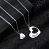 MotherDaughter Mother's Day Hollow Love Pendant Necklace Accessories Female Gift Mother and Daughter