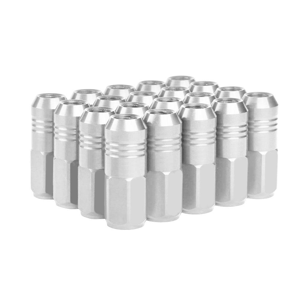 20Pcs Car Lug Wheel Nuts Screw M12 X1.25/ 1.5MM Aluminum Universal Racing Wheel Lug Nuts Extended For Nissan Honda Suzuki