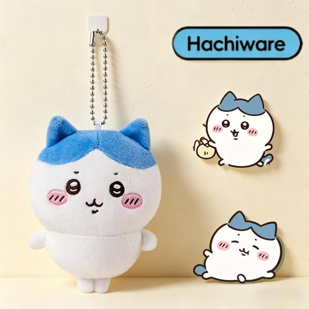 Discover Intime Unisex White Chiikawa Anime Plush Doll Kawaii Usachi Plush Keychain Hachiware Stuffed Plushie Pendant Cute Backpacks Ornaments Toy Gifts